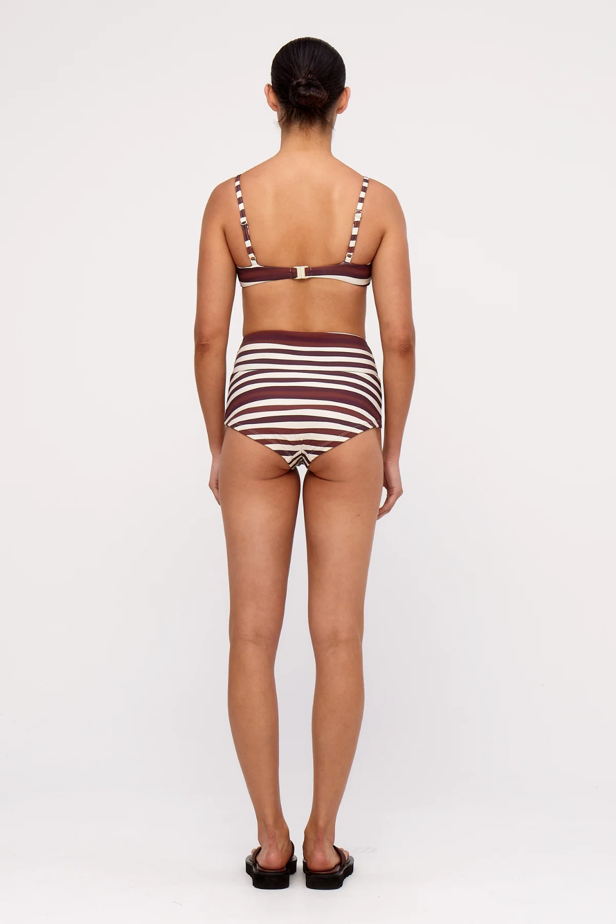 Boy Short - Chocolate Stripe - Image 3