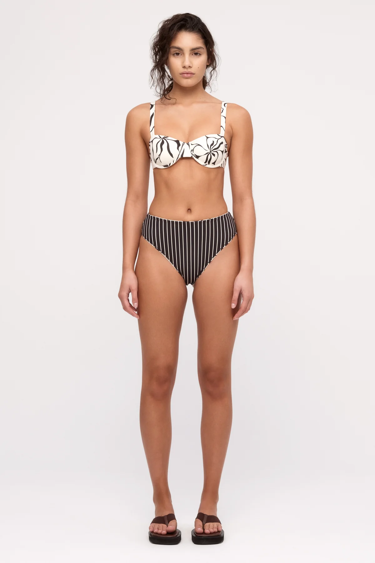 Bra Cup Top - Cream Flower - Image 6
