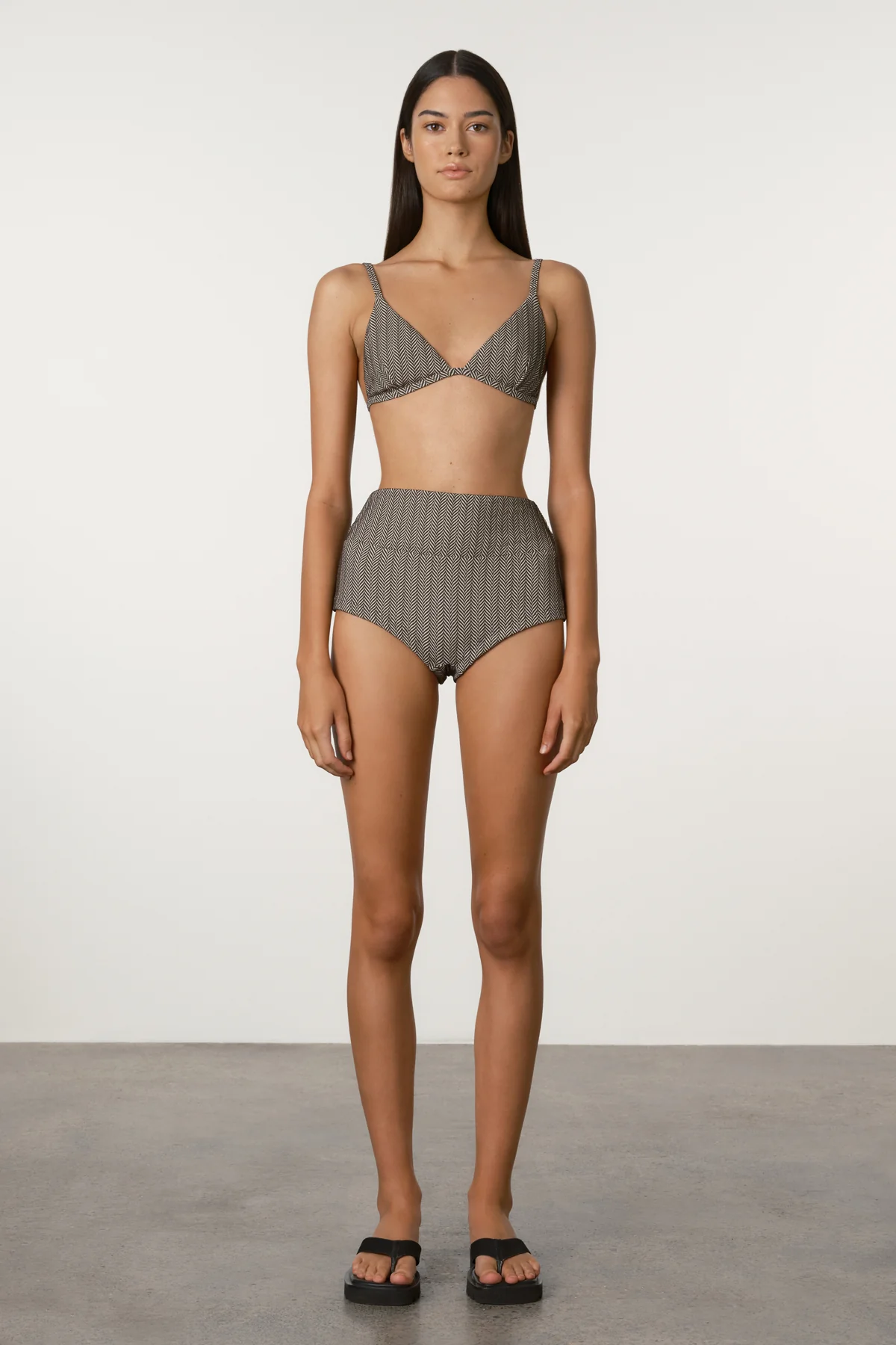 Chevron Lattice Boy Short