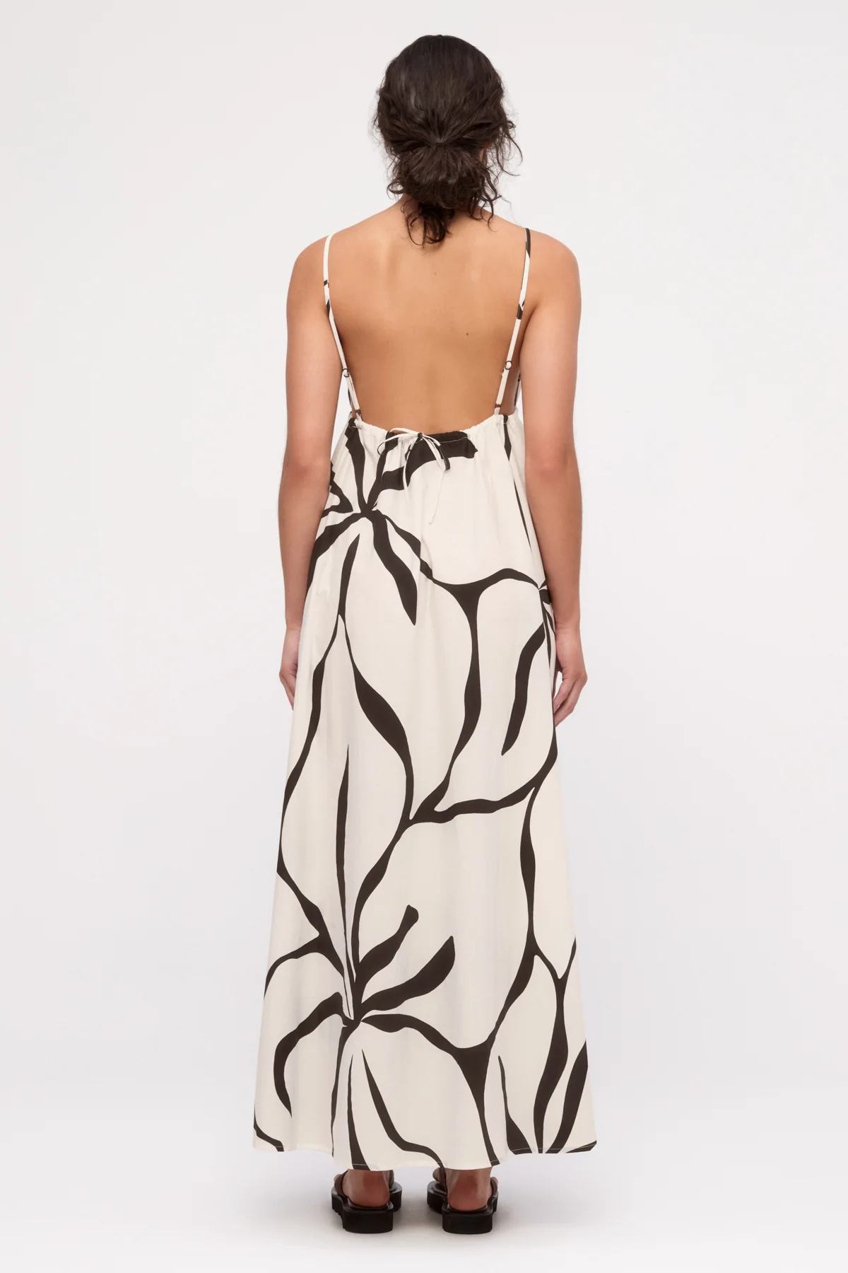 Cotton Dress - Cream Flower - Image 4