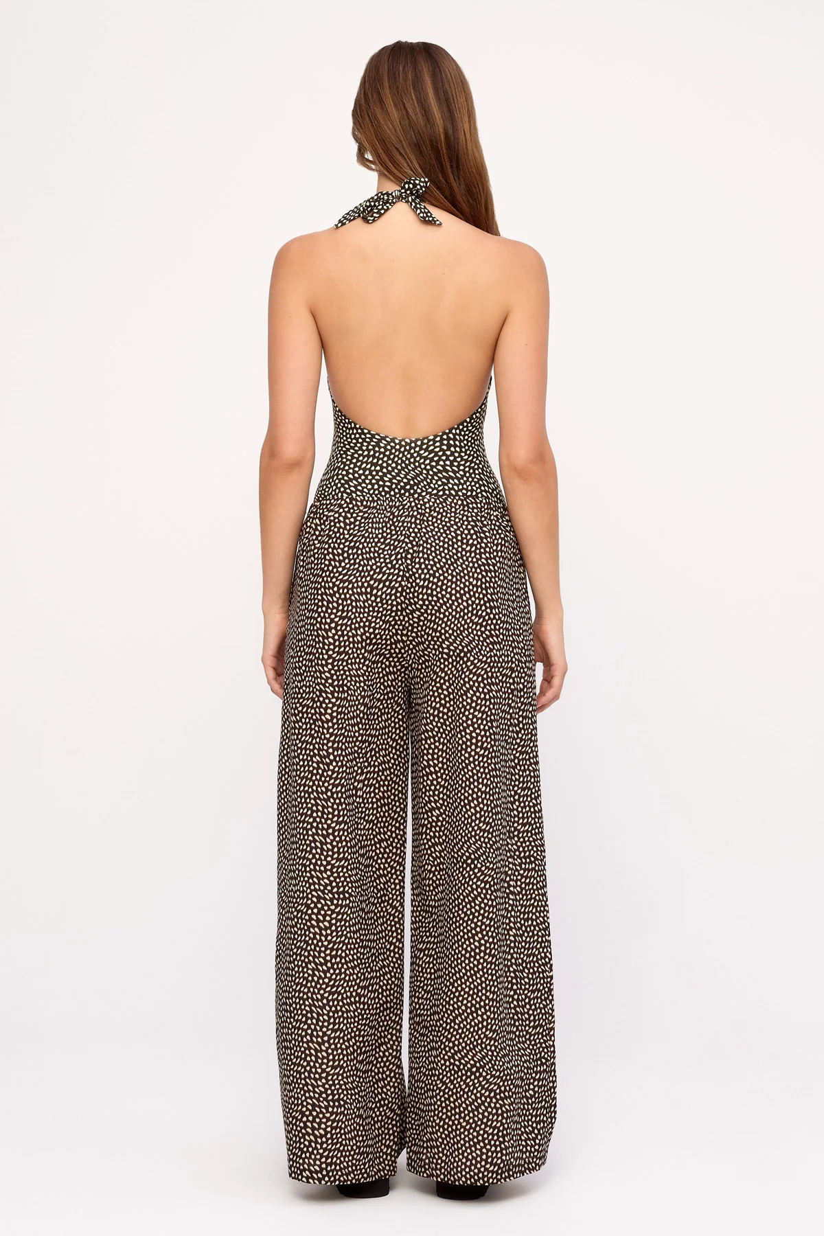 Cotton Silk Pant - Black Spot - Image 9