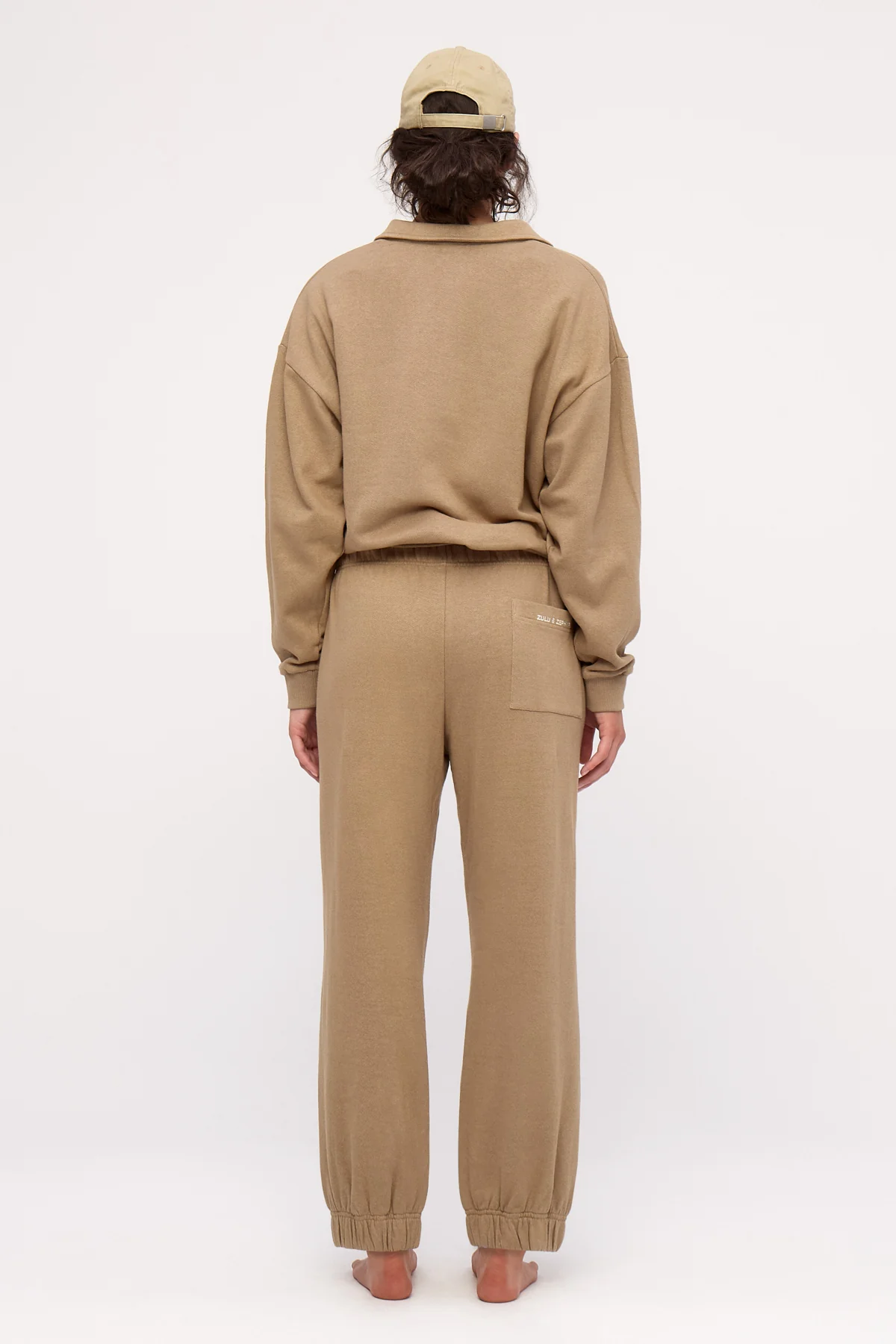 Cuffed Sport Sweatpant - Olive - Image 6