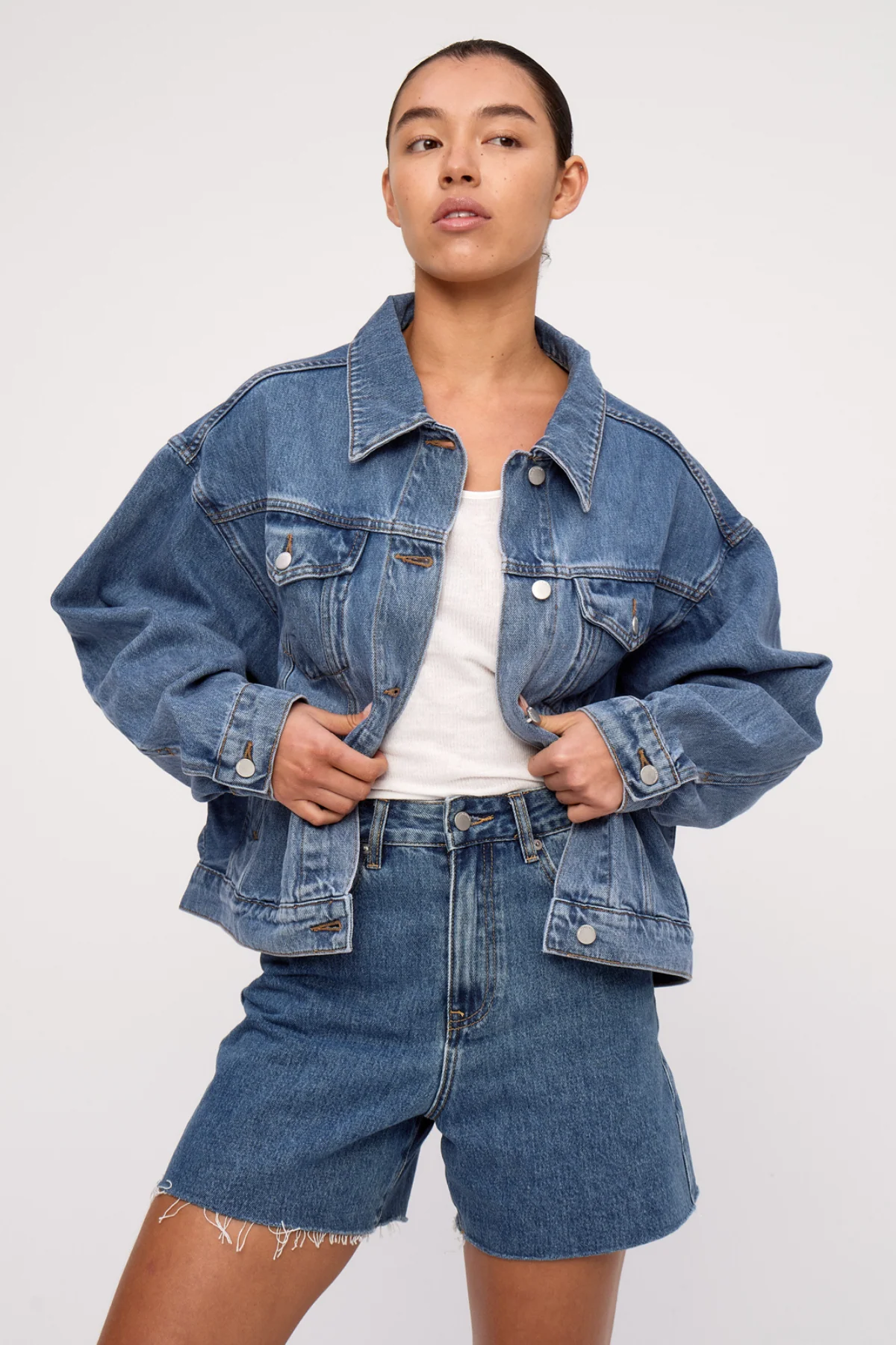 Denim Classic Short - Indigo - Image 5