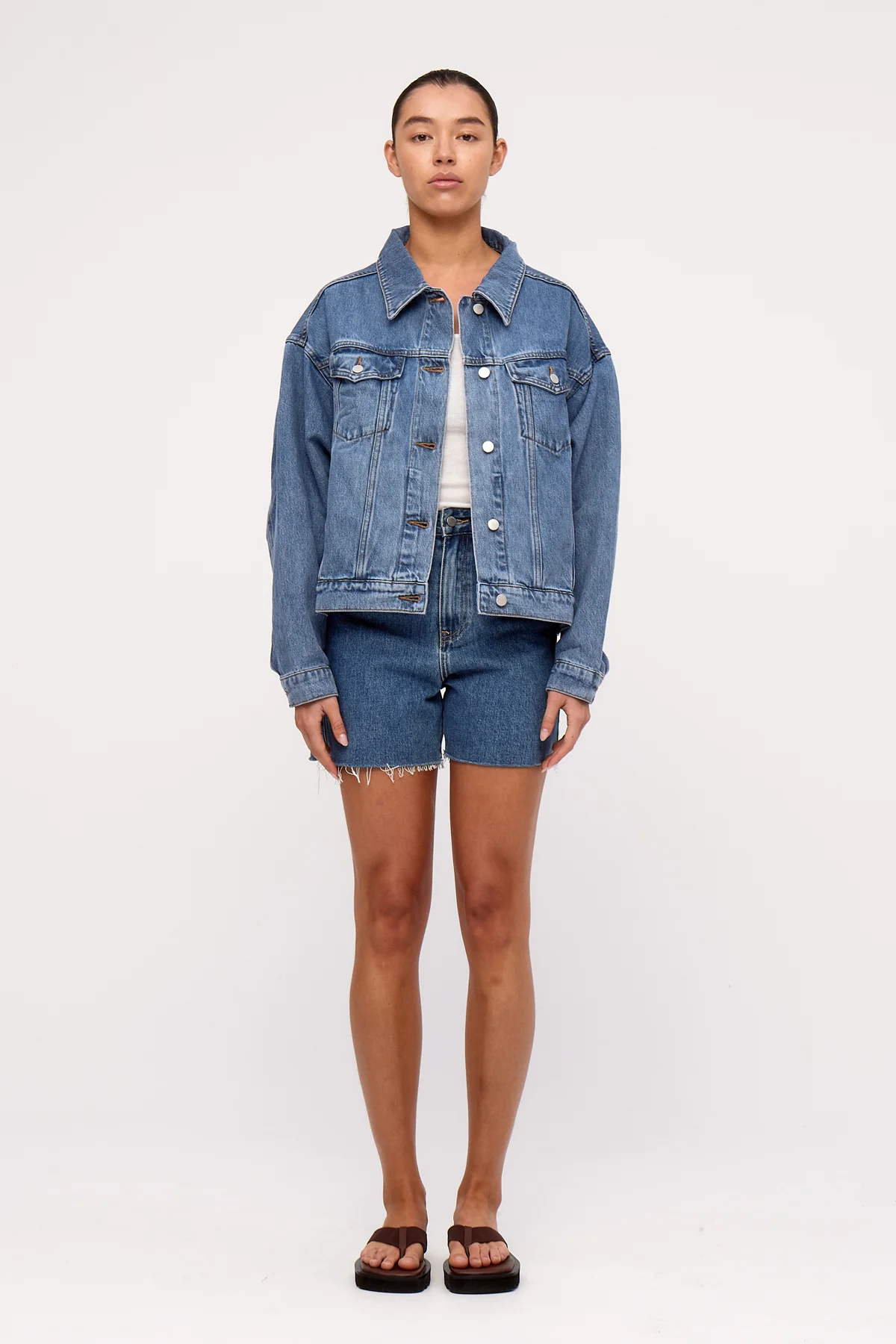 Denim Classic Short - Indigo - Image 7