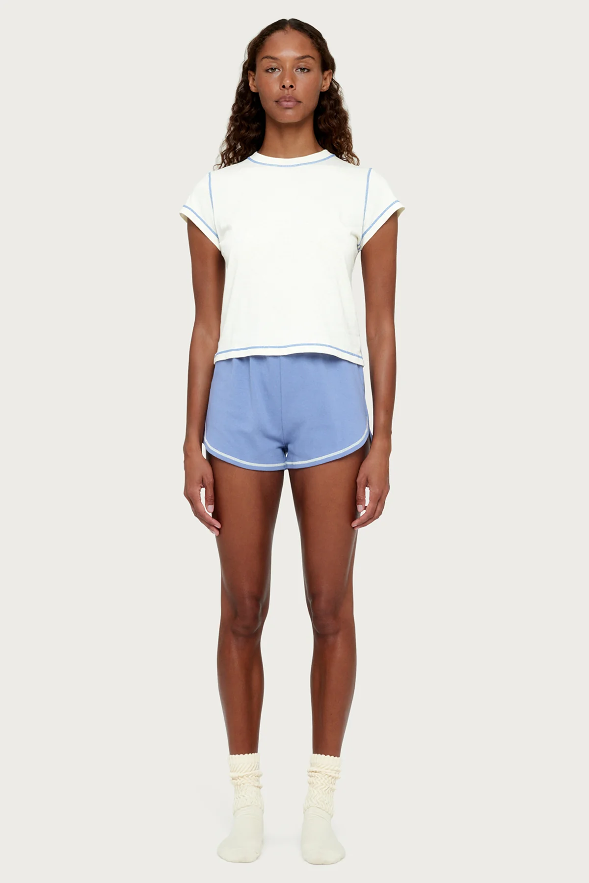 Jersey Short - Denim Blue