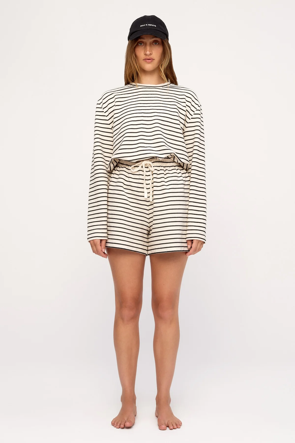 Jersey Sport Short - Black Stripe - Image 3