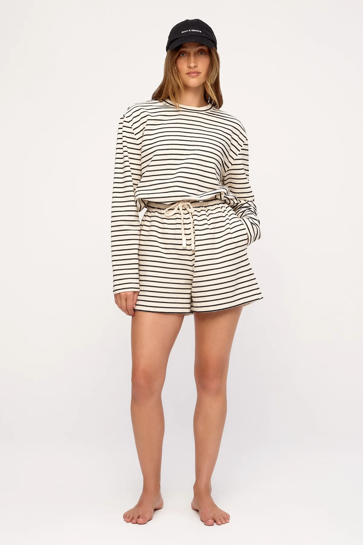Jersey Sport Short - Black Stripe - Image 4
