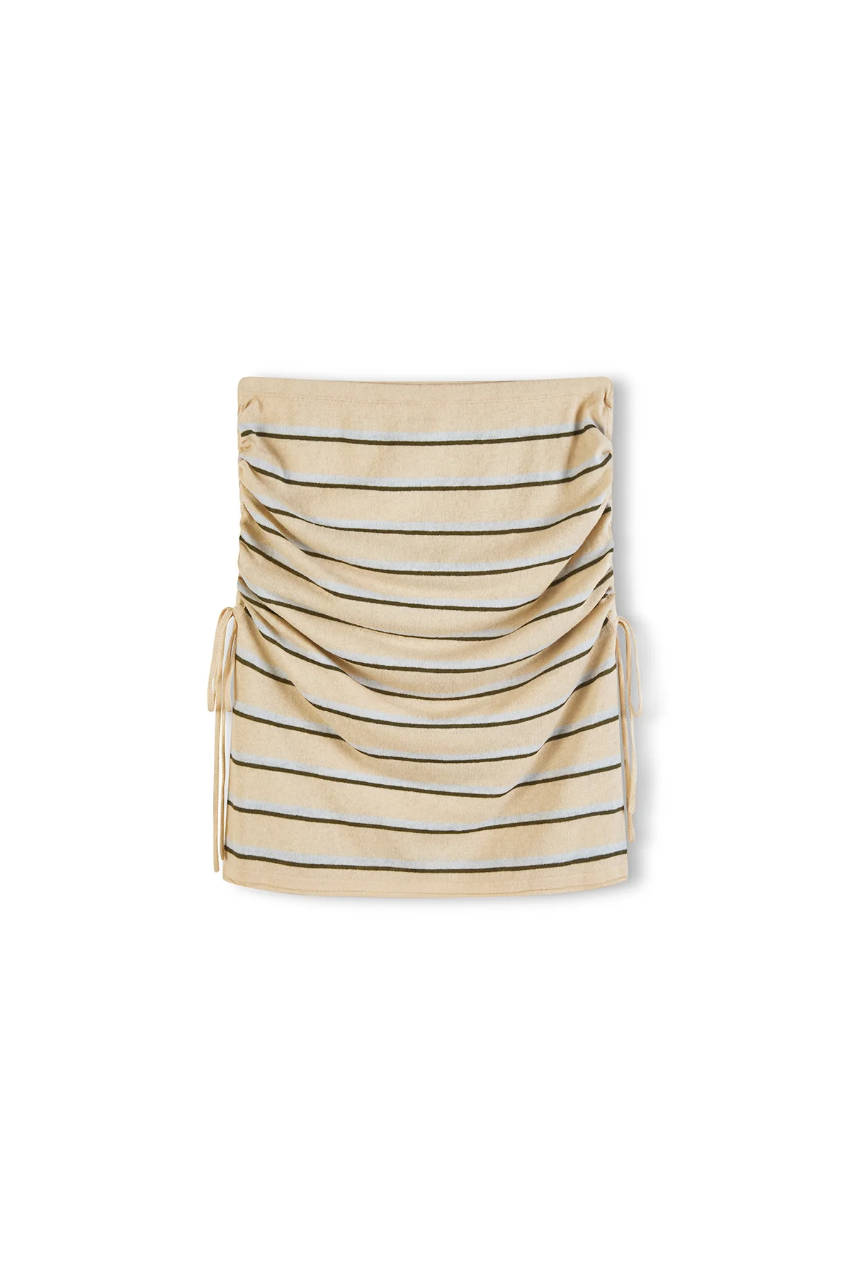 Linen Cotton Skirt/Tube Top - Husk Stripe - Image 4
