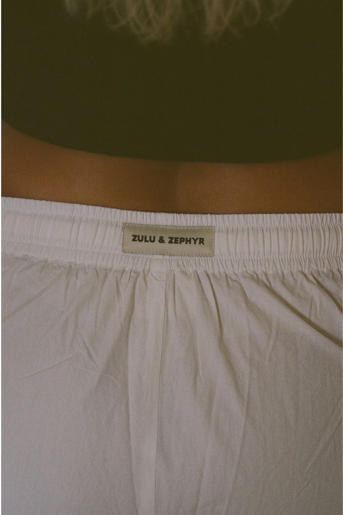 Cotton Poplin Pant - White - Image 3