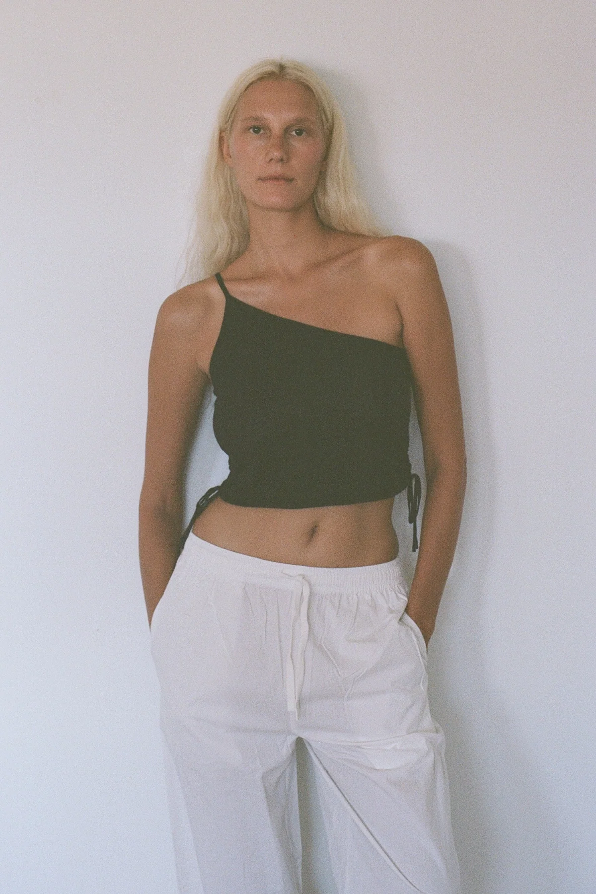 Cotton Poplin Pant - White - Image 4