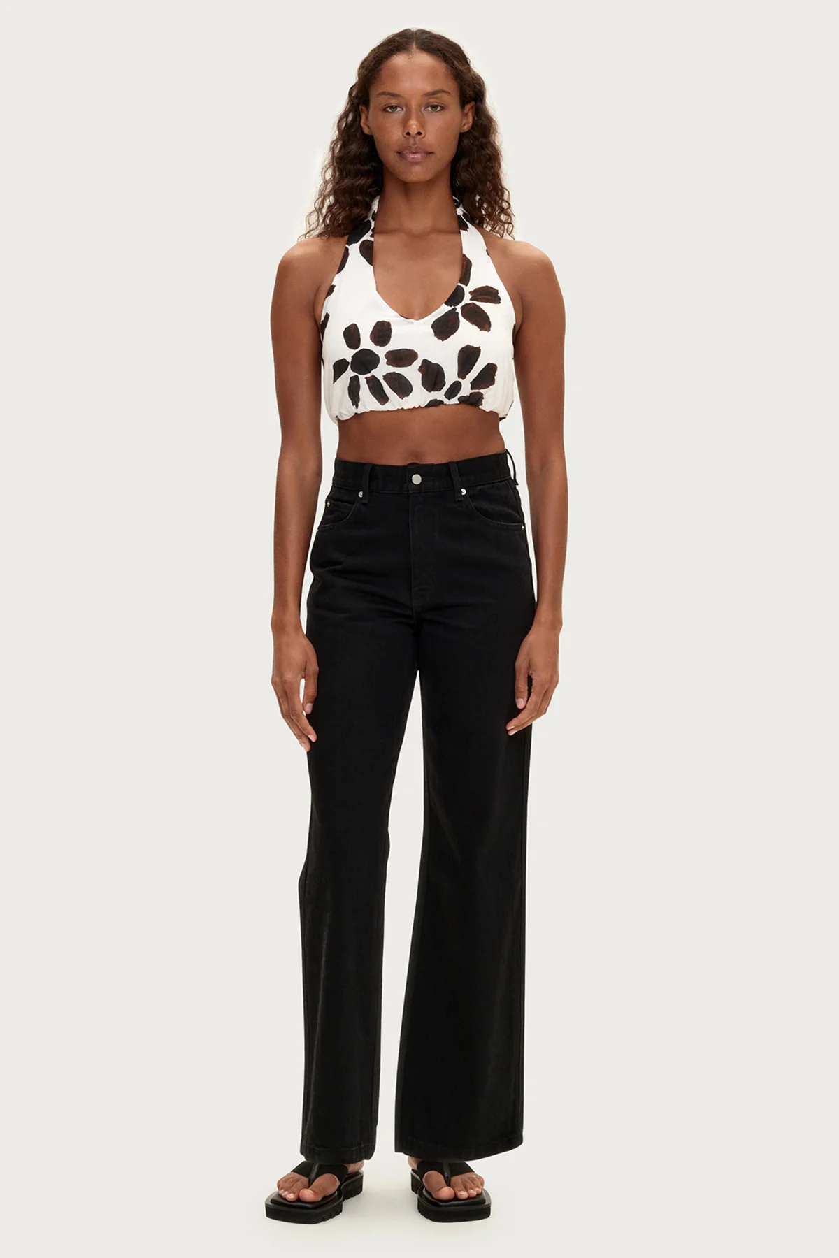 Mid Rise Jean - Black - Image 5