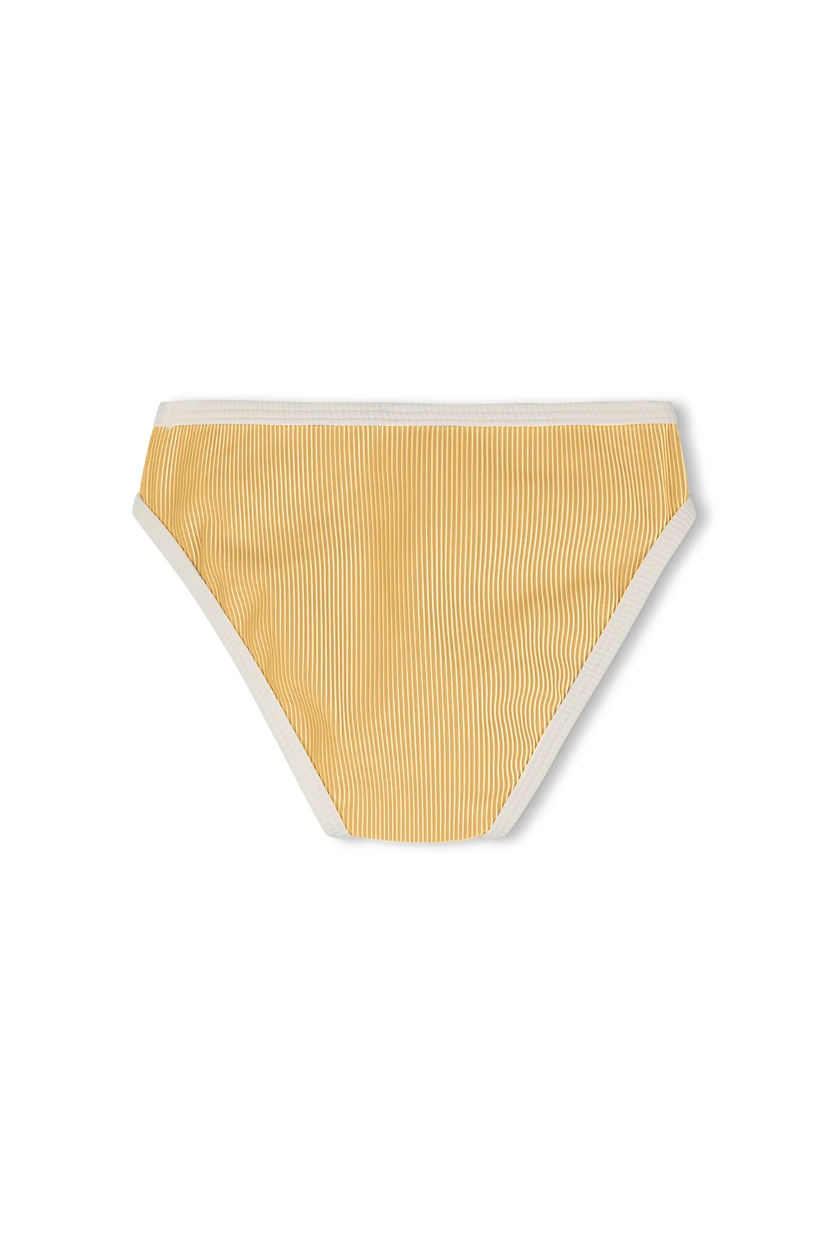 Mini Stripe Rib Bikini Bottom - Marigold - Image 2