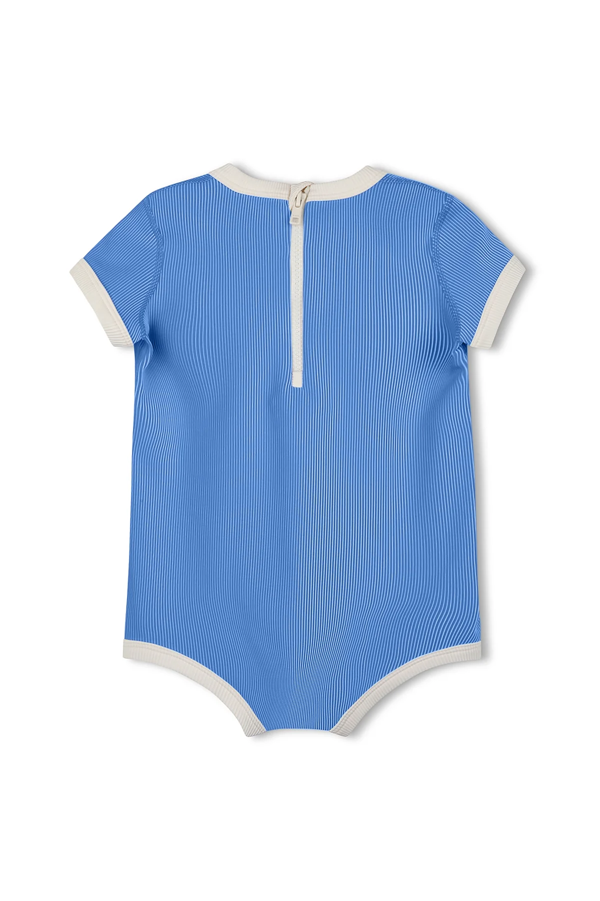 Mini Stripe Rib Infant Onesie - Sky - Image 2
