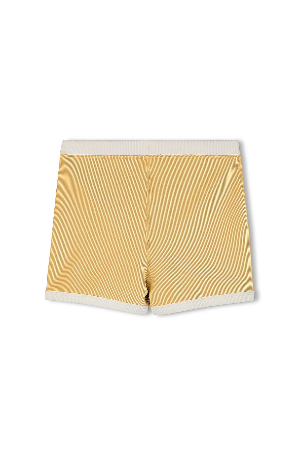 Mini Stripe Rib Surf Short - Marigold - Image 2