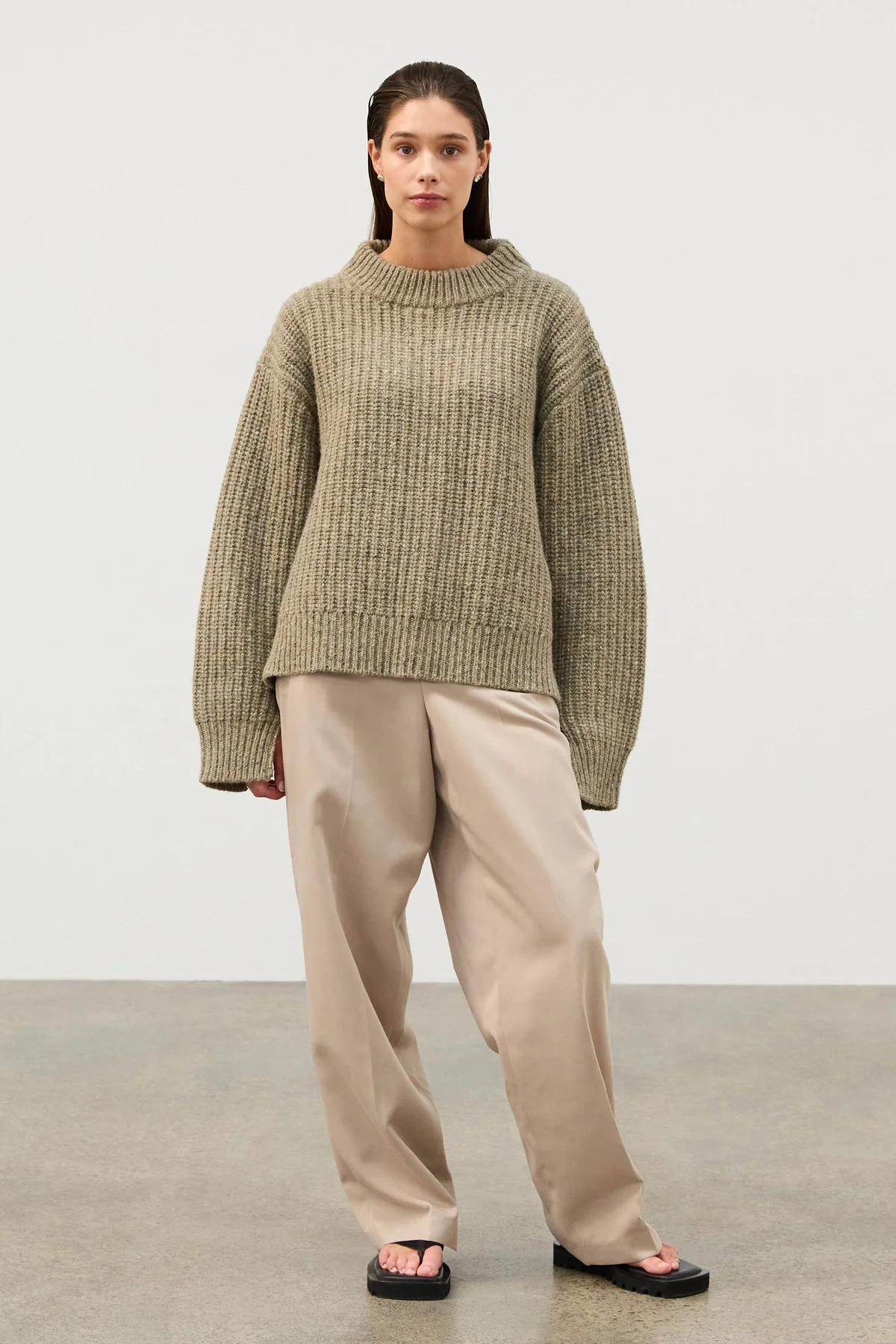 Recycled Tailored Pant - Natural - Image 4