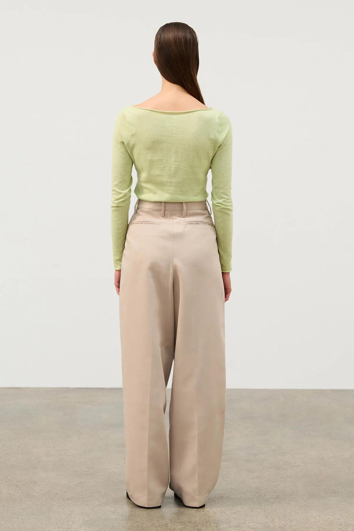 Recycled Tailored Pant - Natural - Image 6