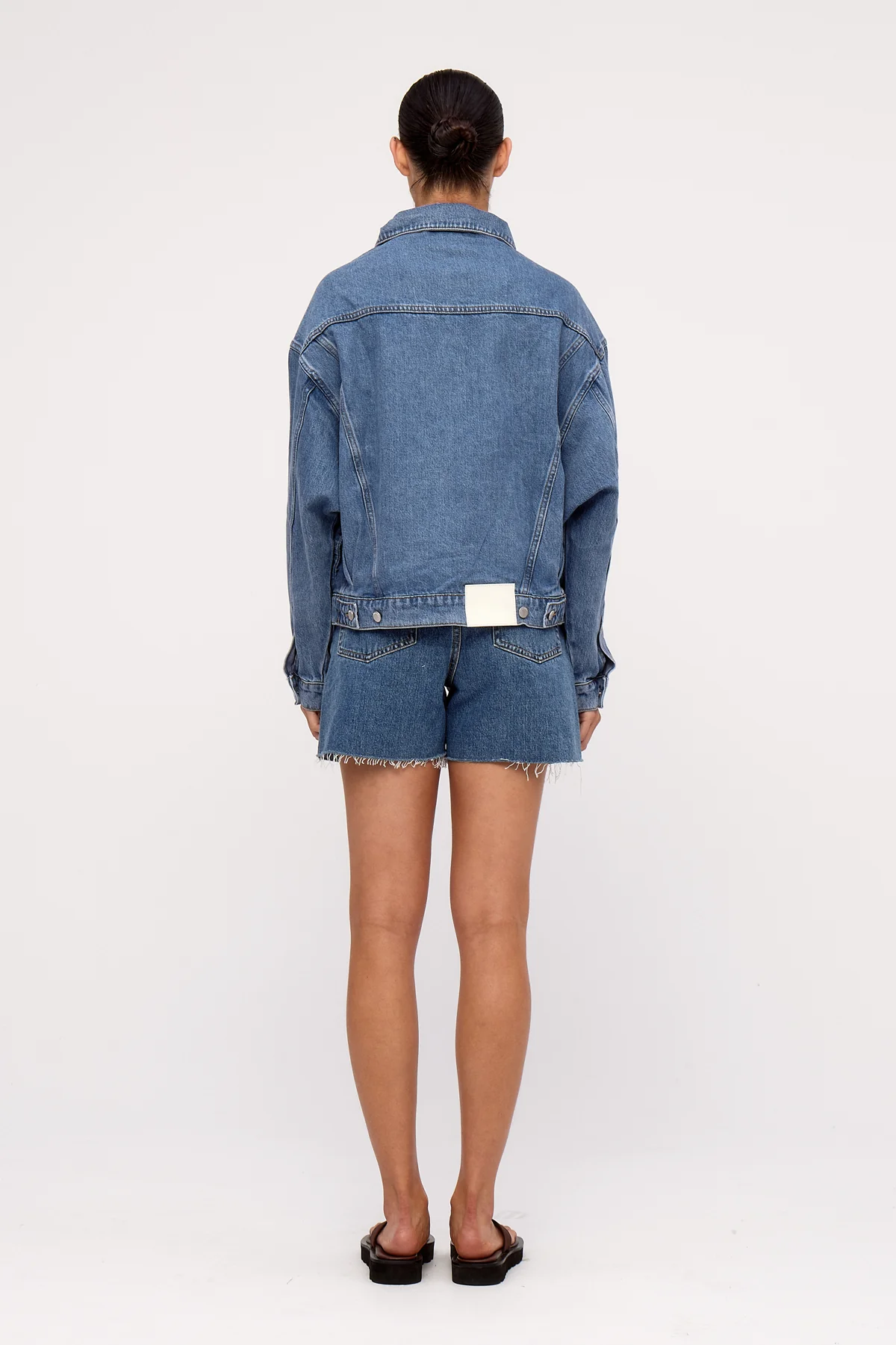 Recycled Denim Jacket - Indigo - Image 4