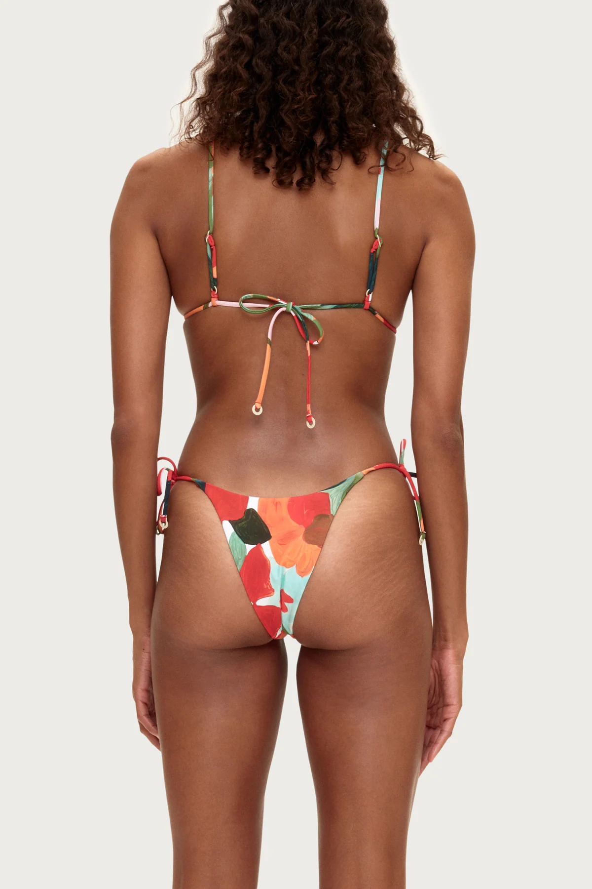Retro Tie Brief - Red Floral - Image 3