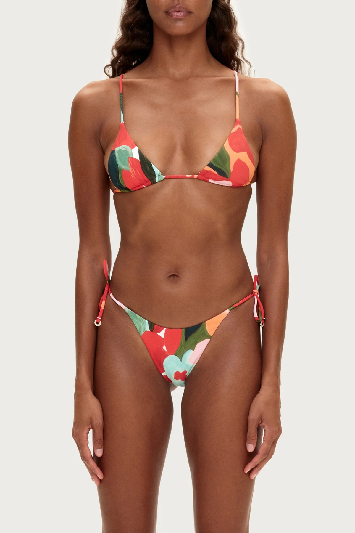 Retro Tie Brief - Red Floral - Image 6