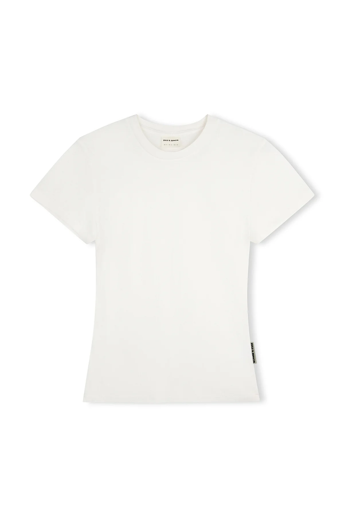 Rib Hemp Jersey T-Shirt - White - Image 3