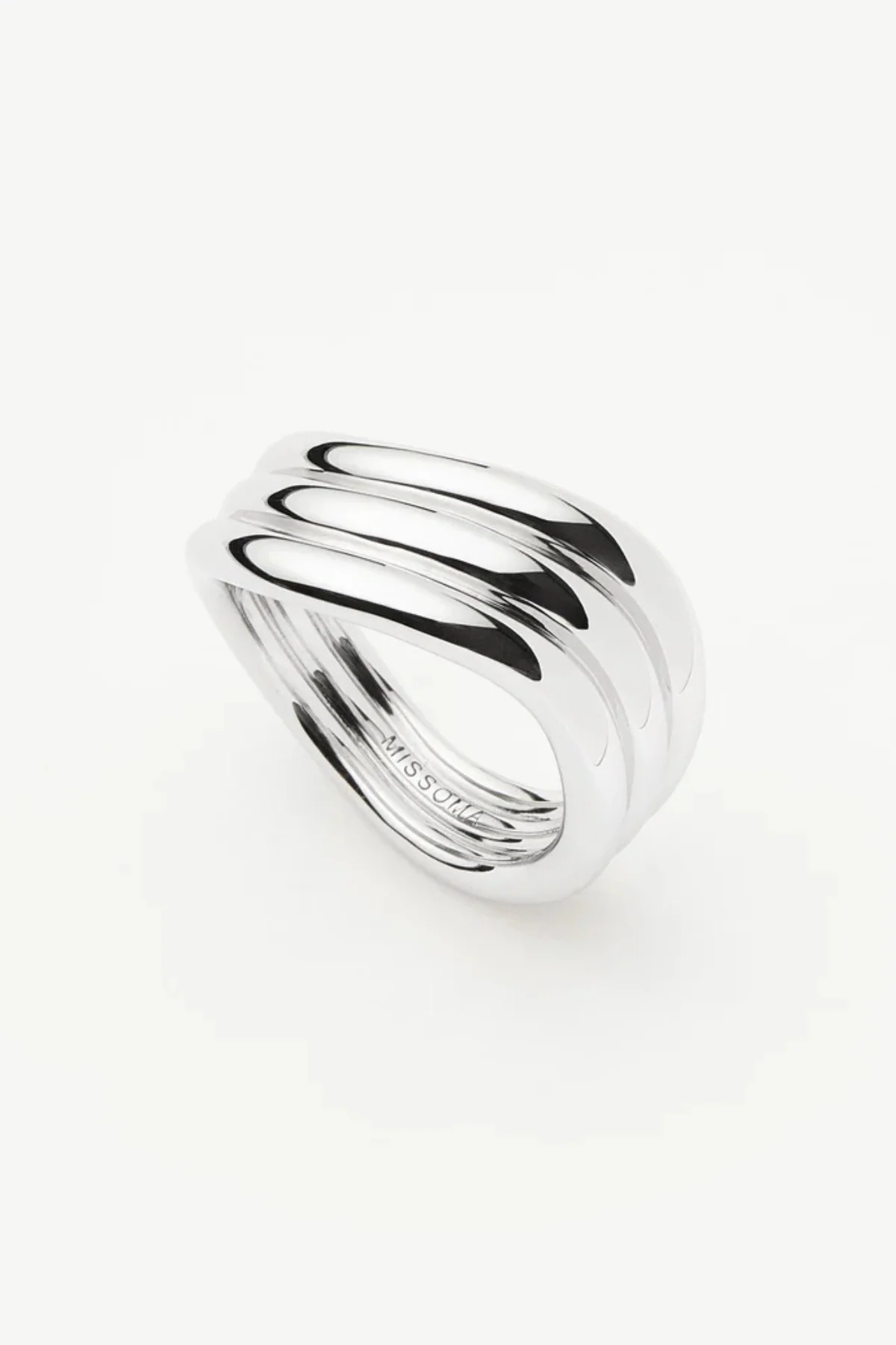 Savi Signature Triple Ring - Silver - Image 3