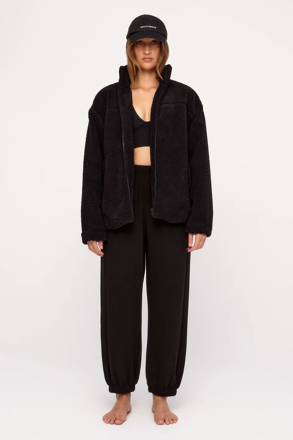 Sherpa Jacket - Black - Image 4