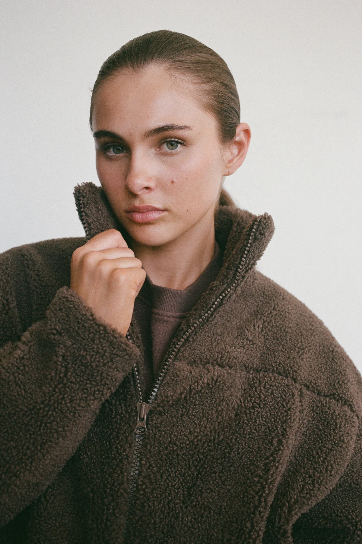 Sherpa Jacket - Carob - Image 4