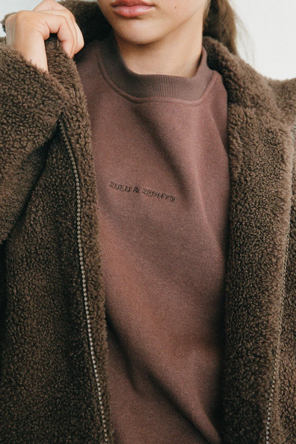 Sherpa Jacket - Carob - Image 6