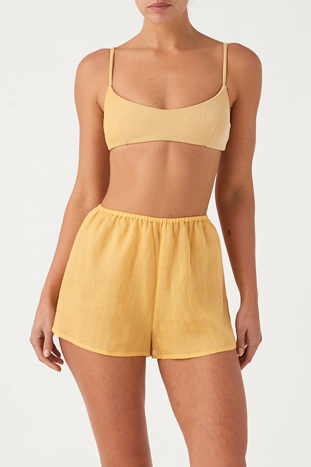 Signature Ramie Short - Marigold - Image 4