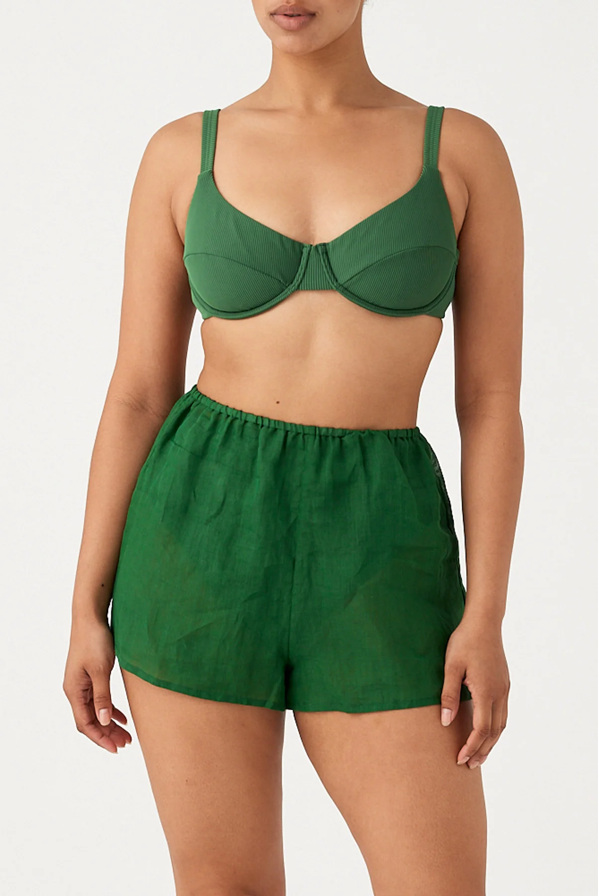 Signature Ramie Short - Tallow Green - Image 4