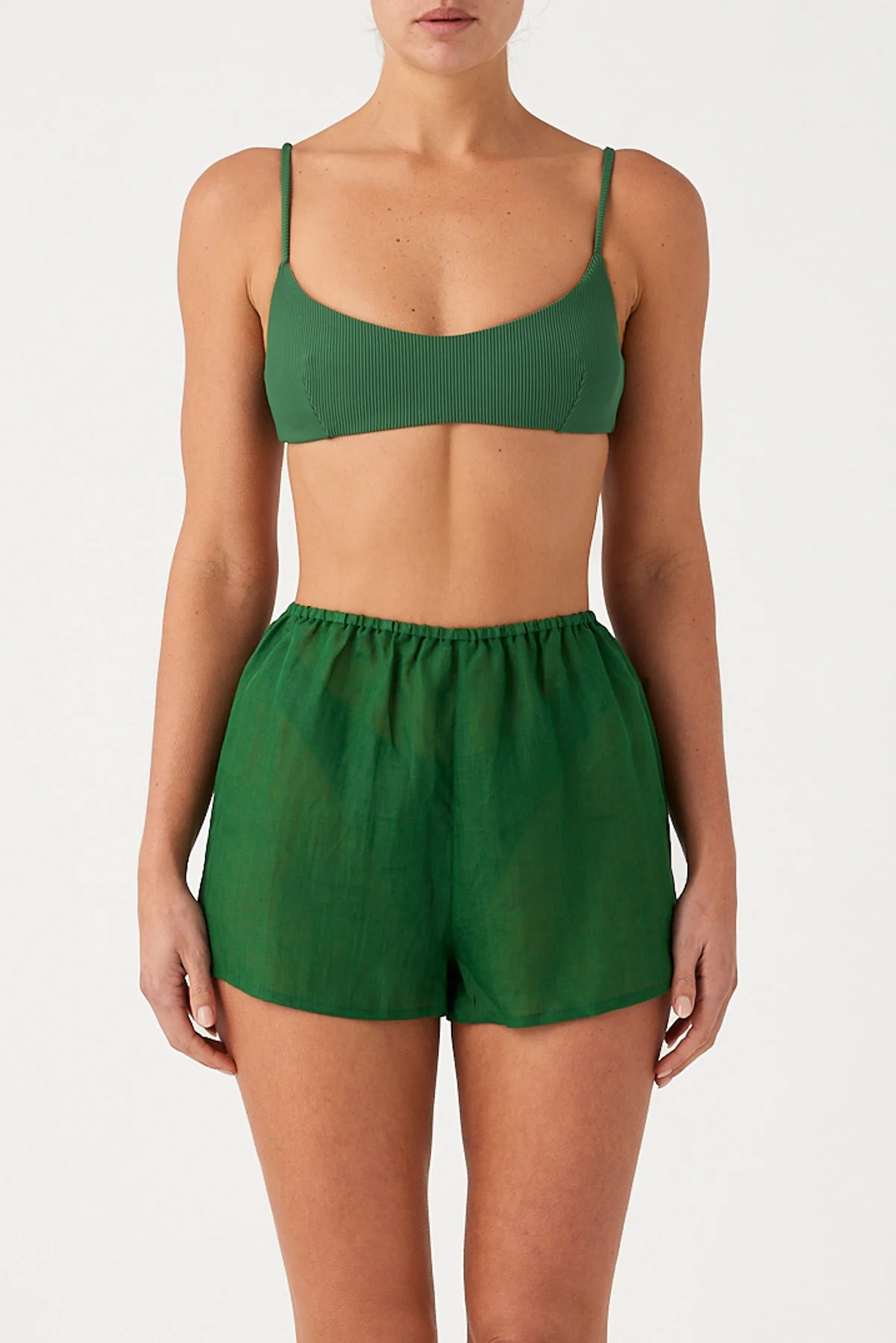 Signature Ramie Short - Tallow Green - Image 6