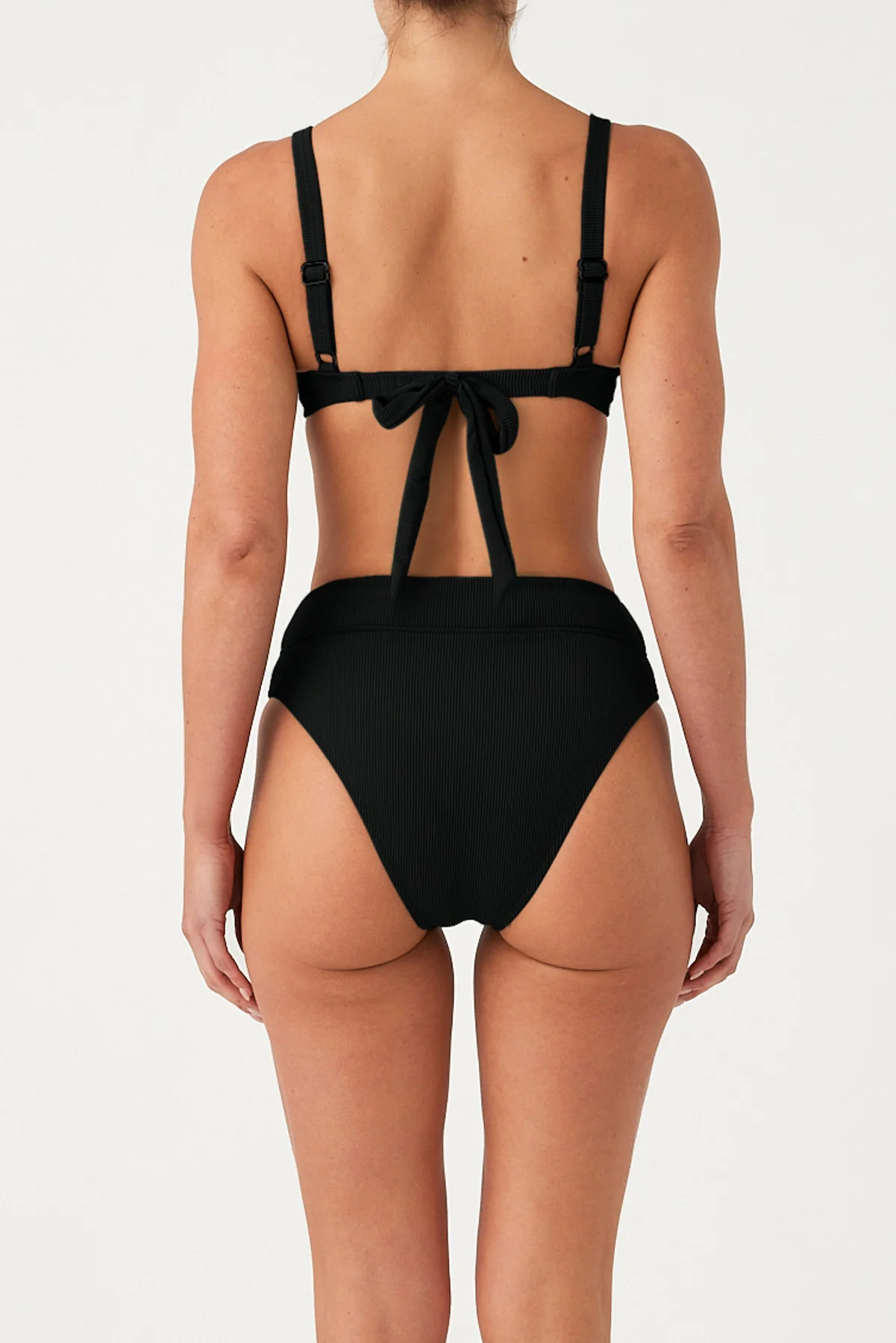 Signature Stripe Adjustable Bra Cup - Black - Image 5