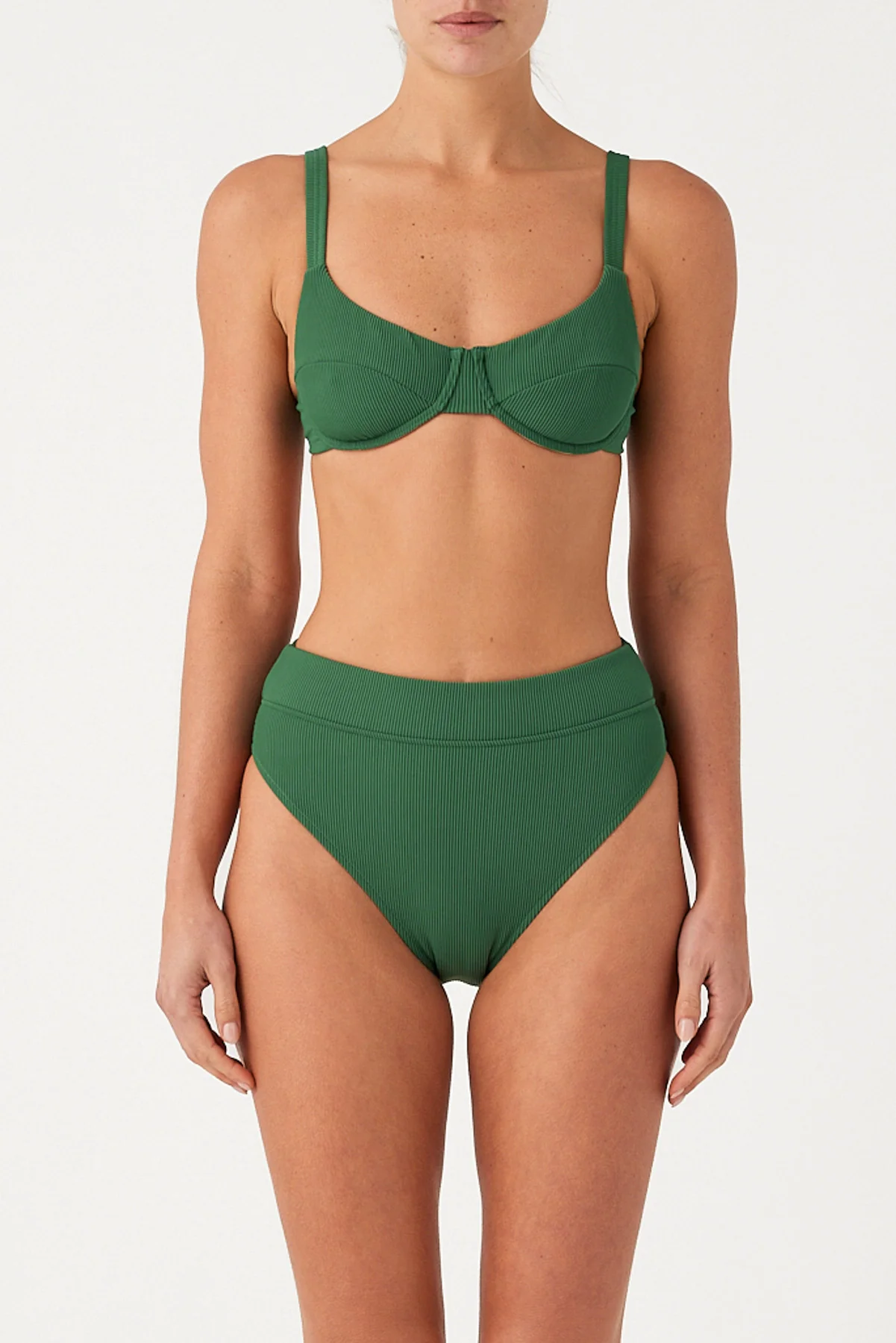 Signature Stripe Adjustable Bra Cup - Tallow Green - Image 5