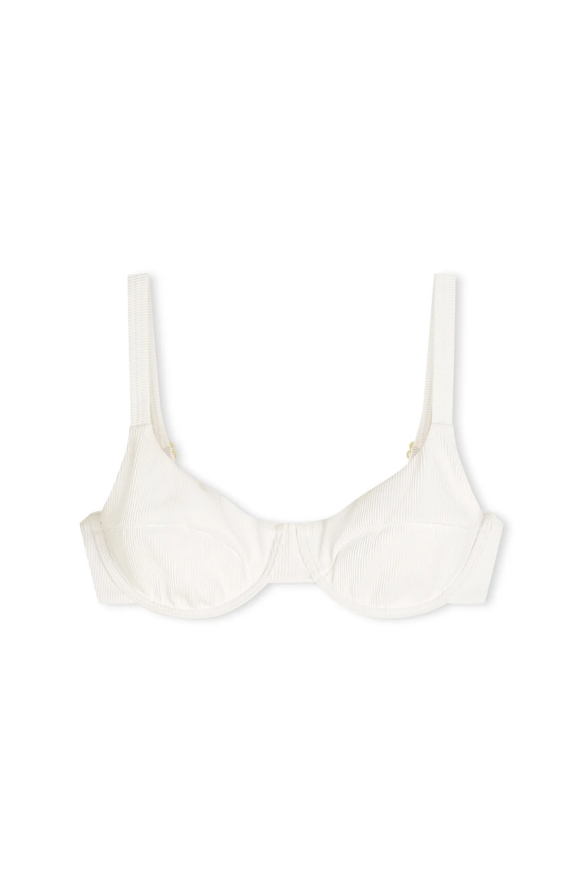 Signature Stripe Adjustable Bra Cup - White