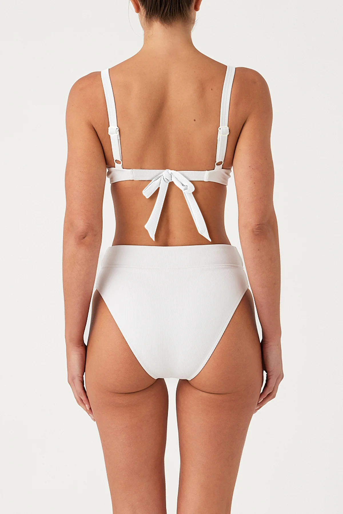Signature Stripe Adjustable Bra Cup - White - Image 3