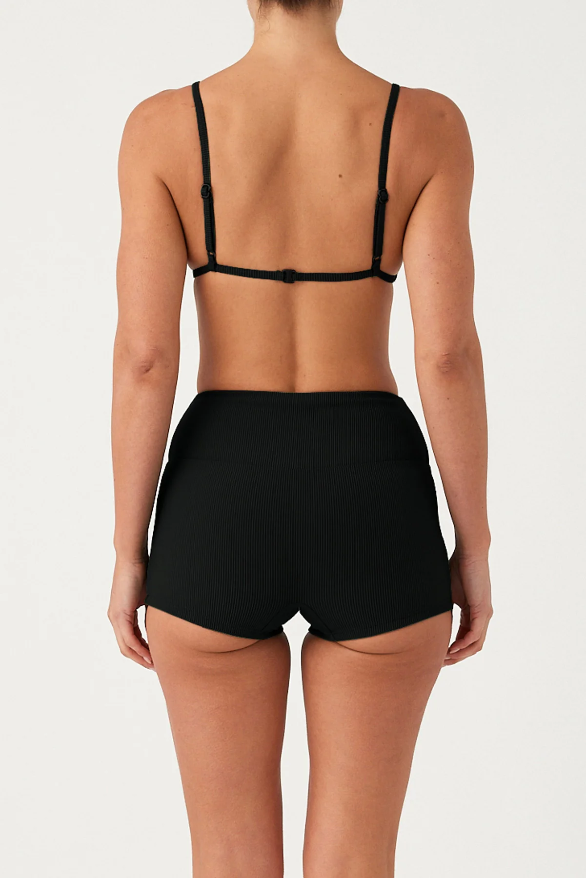 Signature Stripe Boy Short - Black - Image 4
