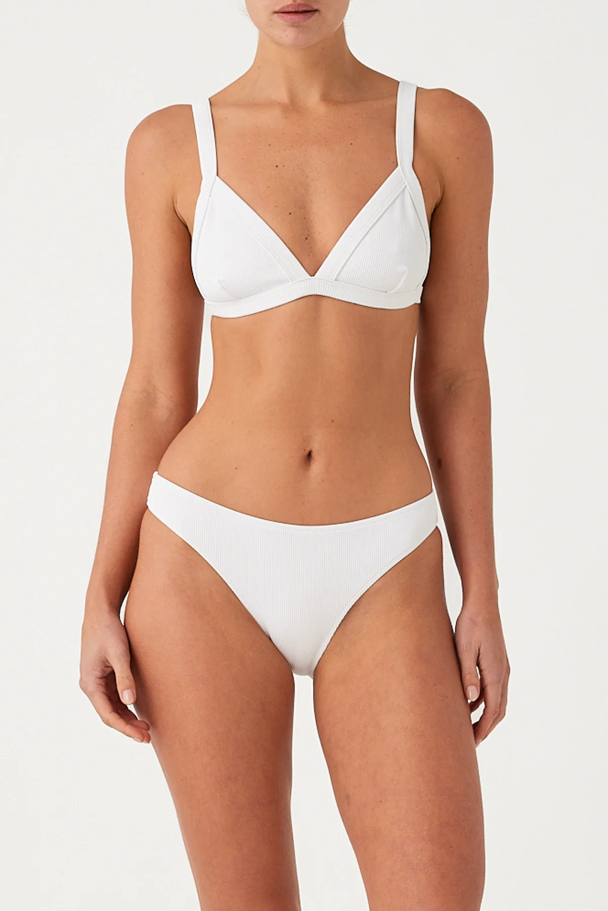 Signature Stripe Classic Brief - White - Image 3