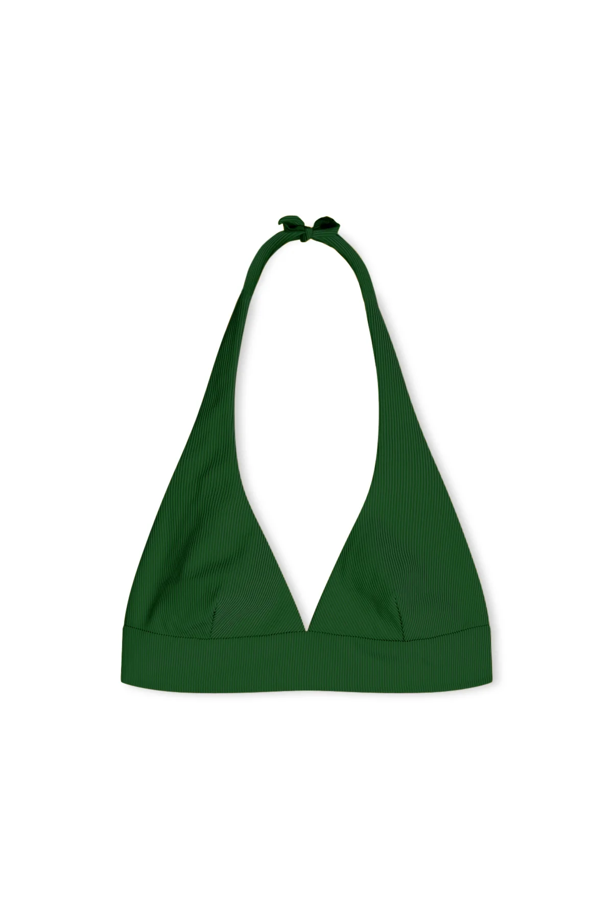 Signature Stripe Halter Top - Tallow Green - Image 5