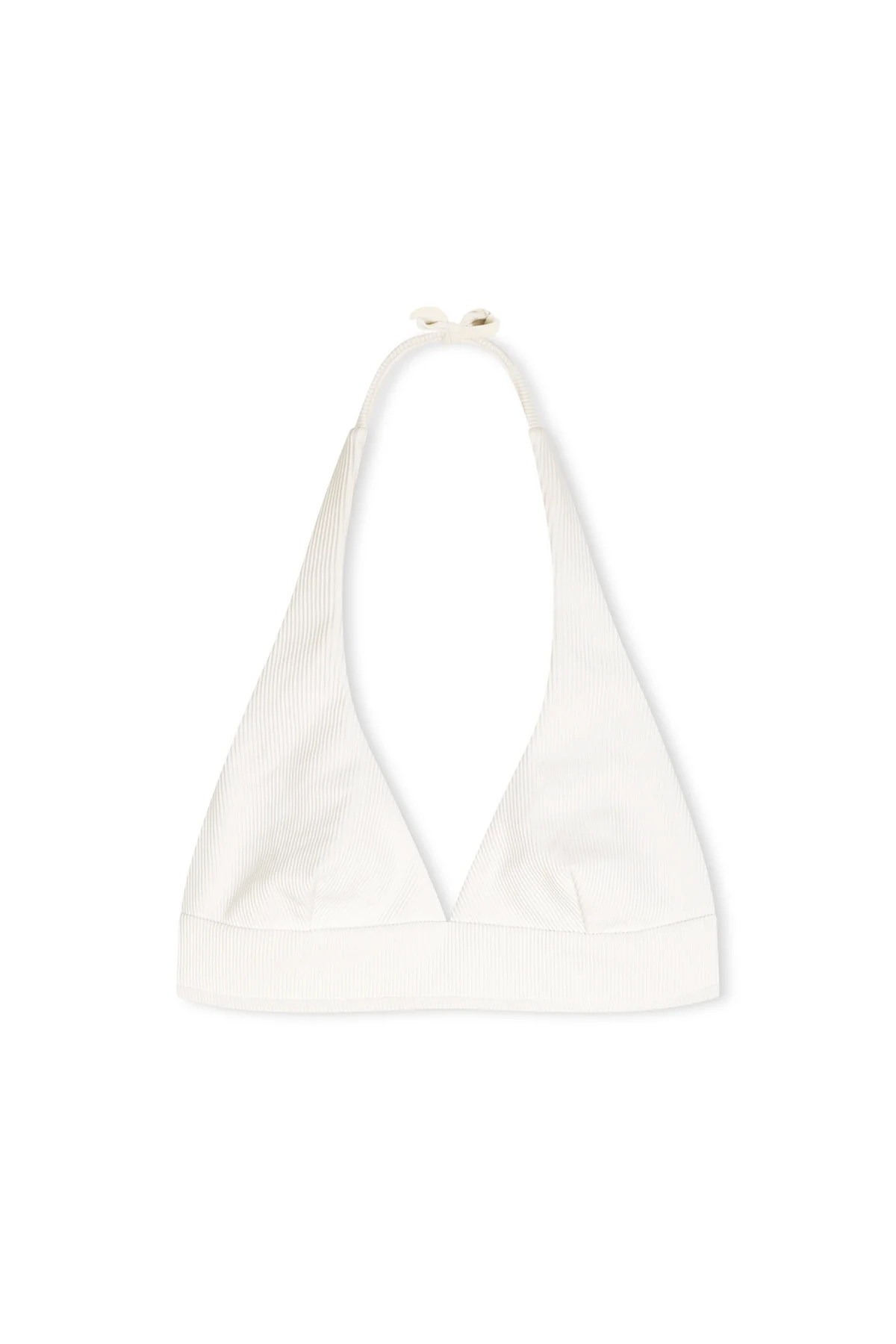 Signature Stripe Halter Top - White - Image 5