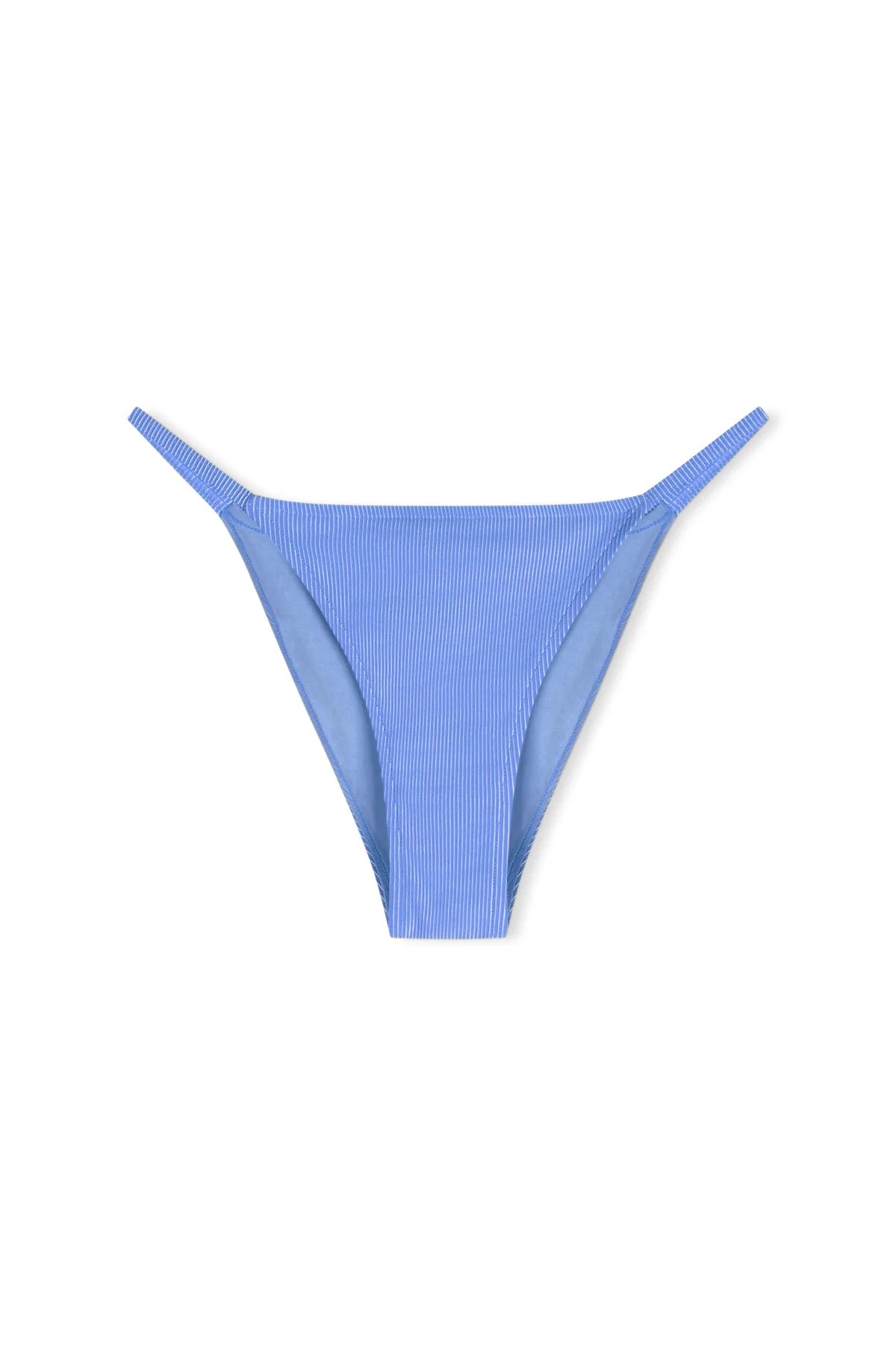 Signature Stripe Hipster String Brief - Sky - Image 7