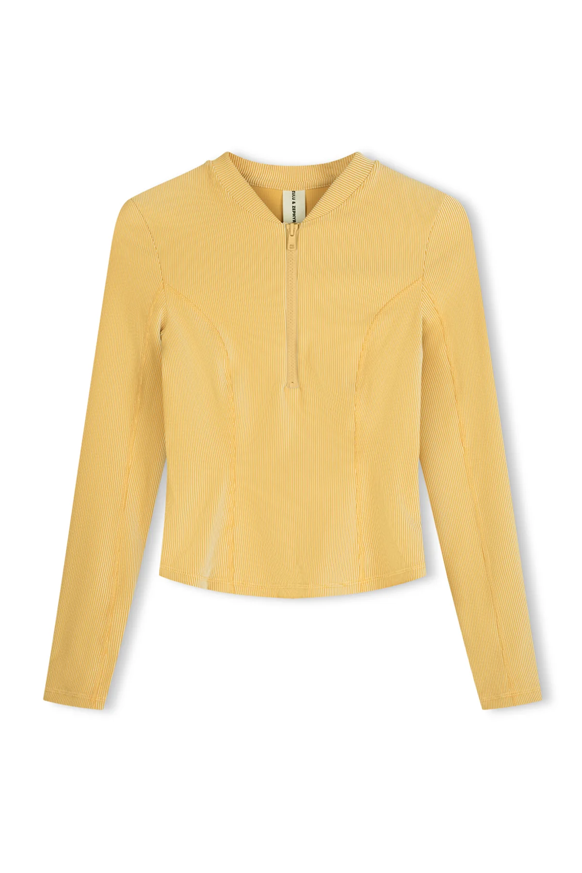 Signature Stripe Long Sleeve Rash Guard - Marigold - Image 2