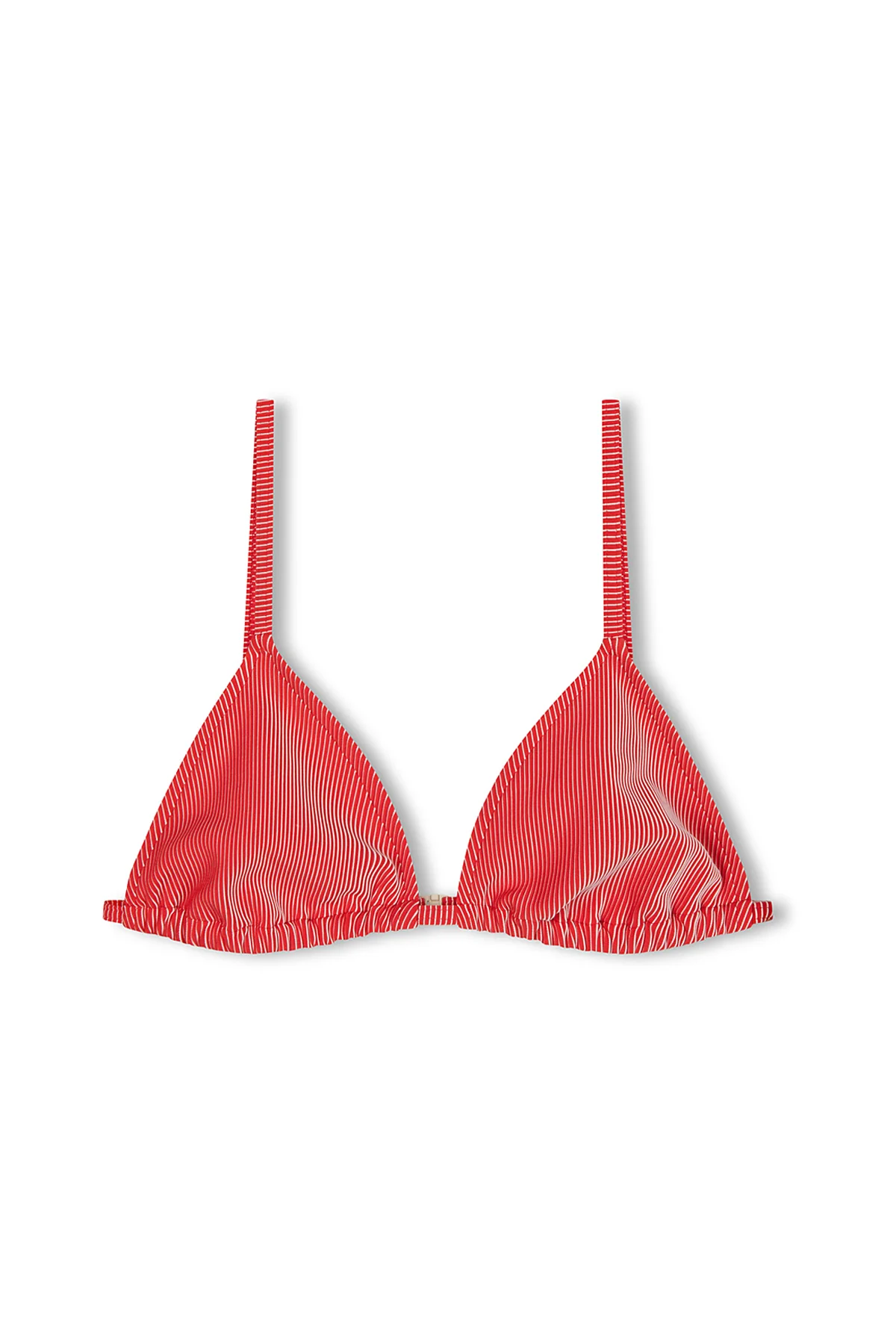 Signature Stripe Simple Triangle Top - Chilli Red - Image 5