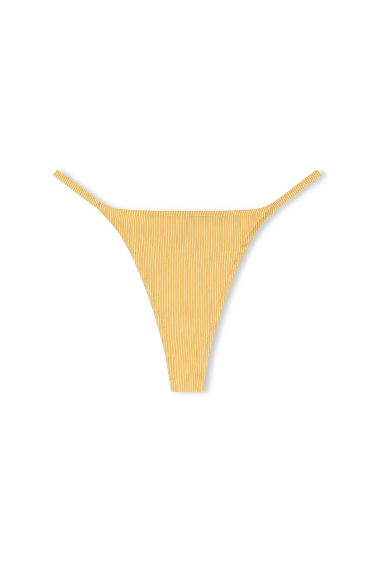 Signature Stripe String Thong Brief - Marigold - Image 5