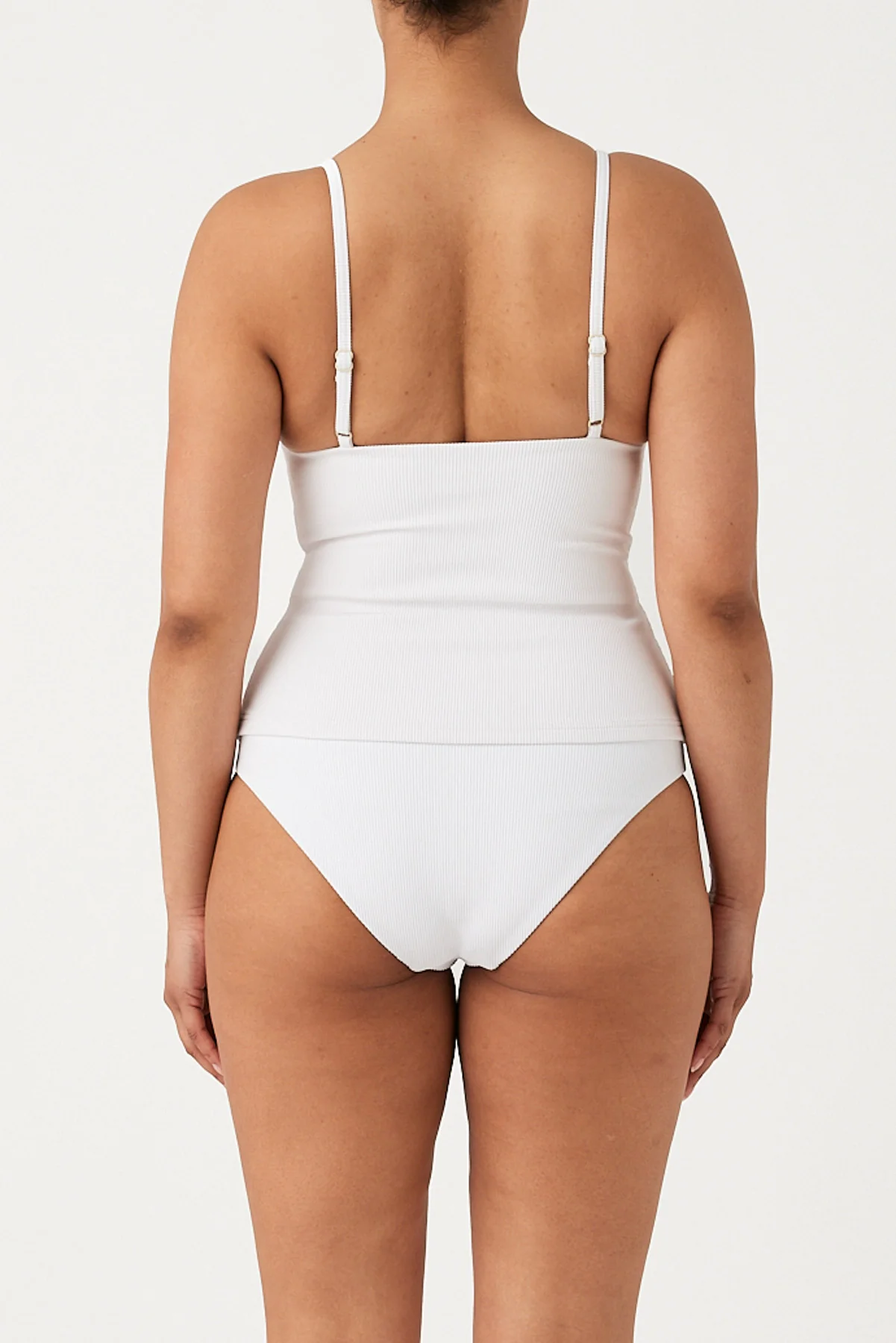 Signature Stripe Tankini - White - Image 6
