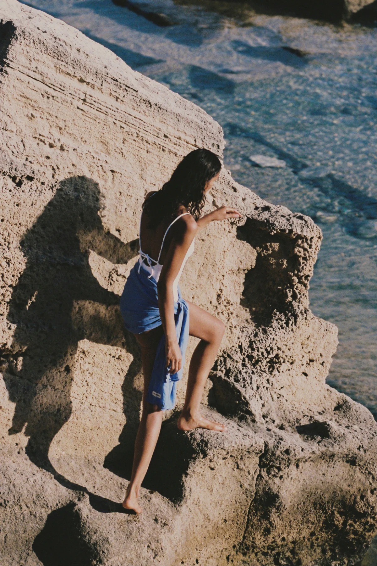 Signature Stripe Tie One Piece - White - Image 5