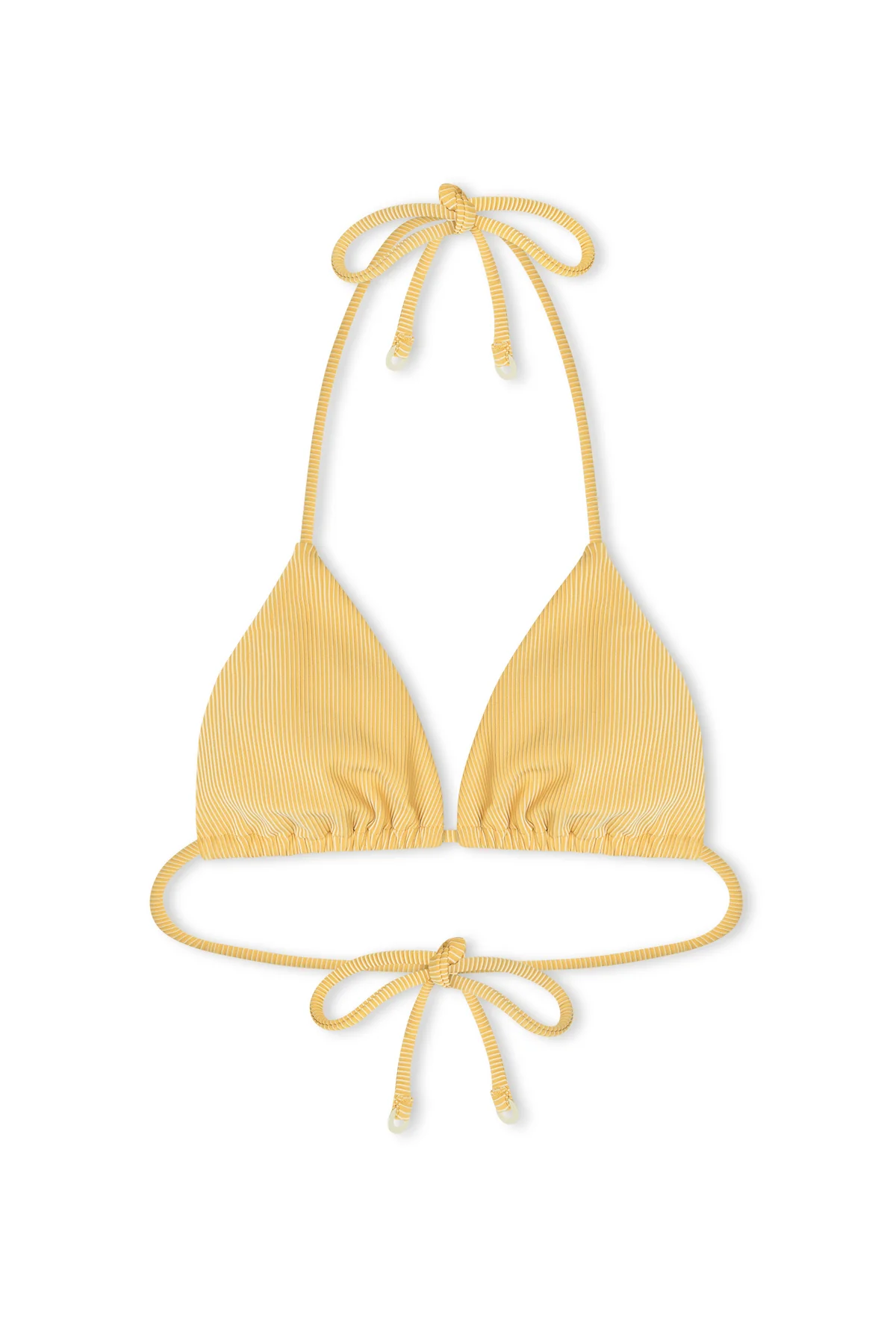 Signature Stripe Tie Triangle Top - Marigold - Image 8