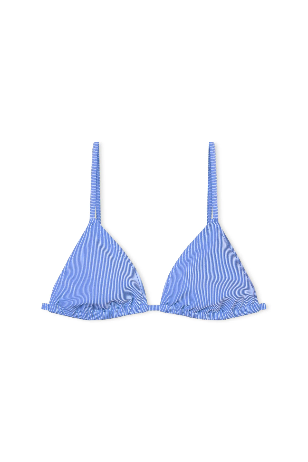 Signature Stripe Triangle Top - Sky - Image 5