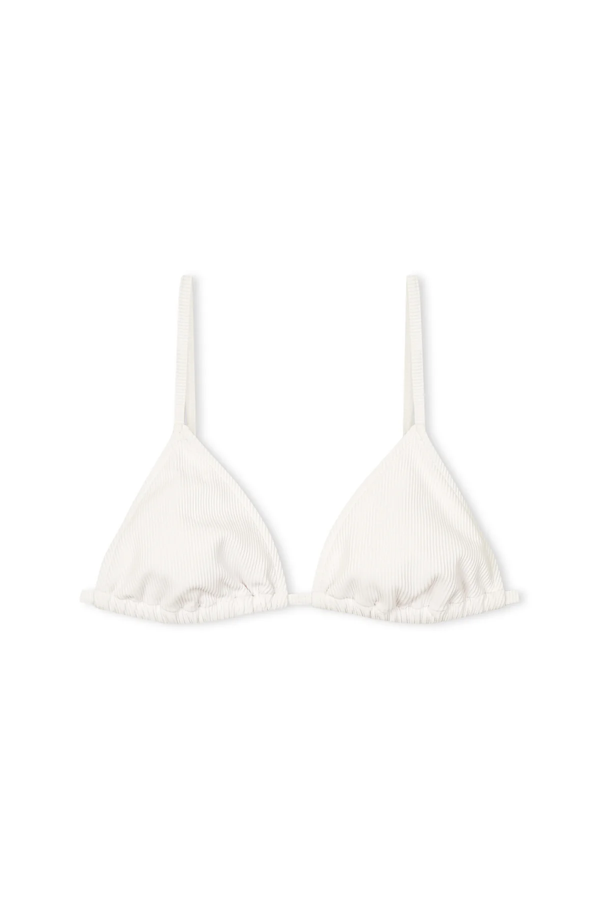 Signature Stripe Triangle Top - White - Image 7