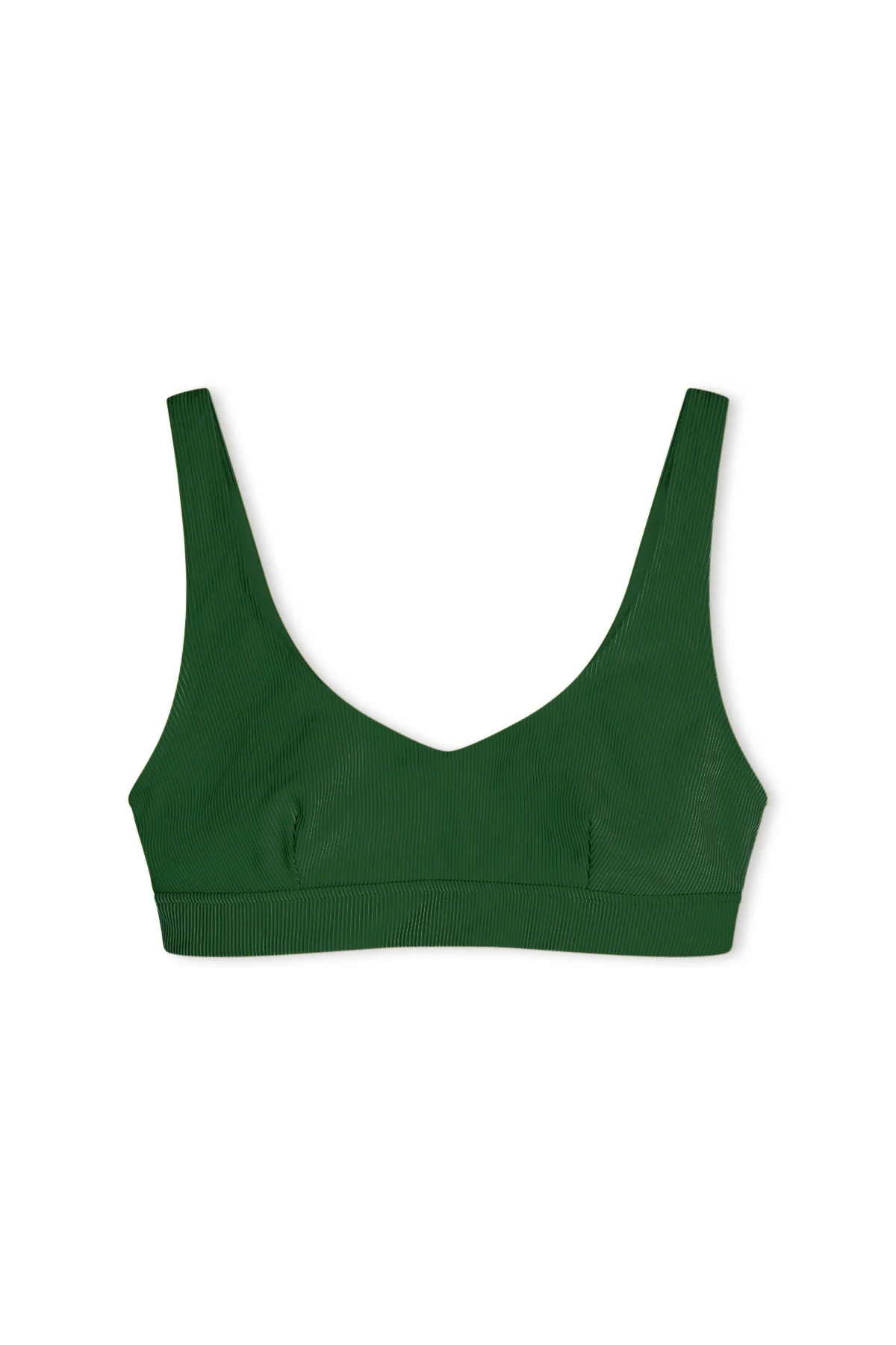 Signature Stripe Waistband Bralette Top - Tallow Green - Image 5