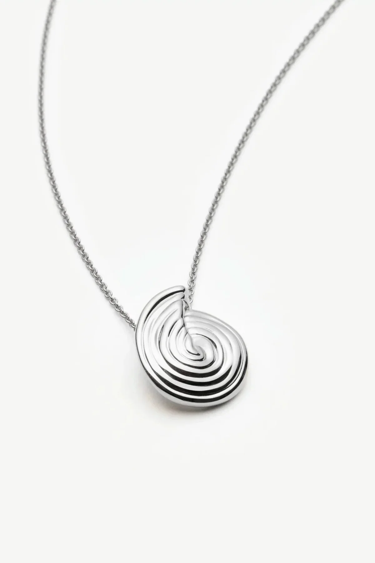 Spiral Mini Pendant Necklace
